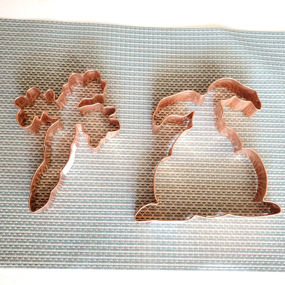 Copper Cookie Cutters Set